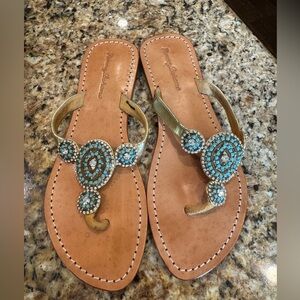 Tommy Bahama Beaded Sandals size 8